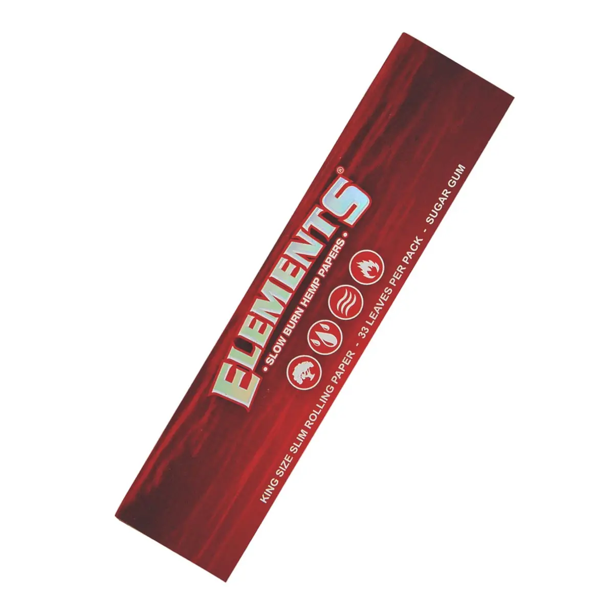 Elements RED Kingsize Slim feuilles chanvre 