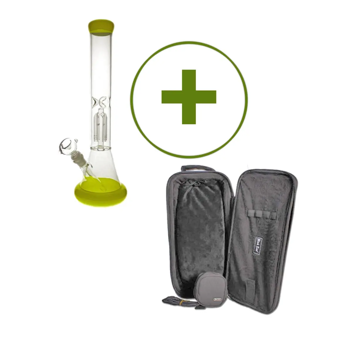 Bong en verre Ice + Set de sac