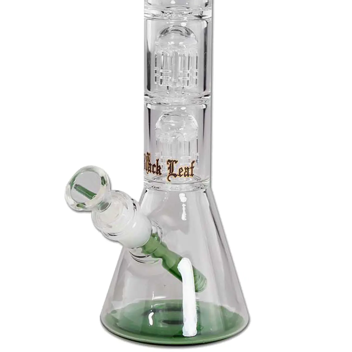 Bong à glace Black Leaf avec double percuteur 31 cm