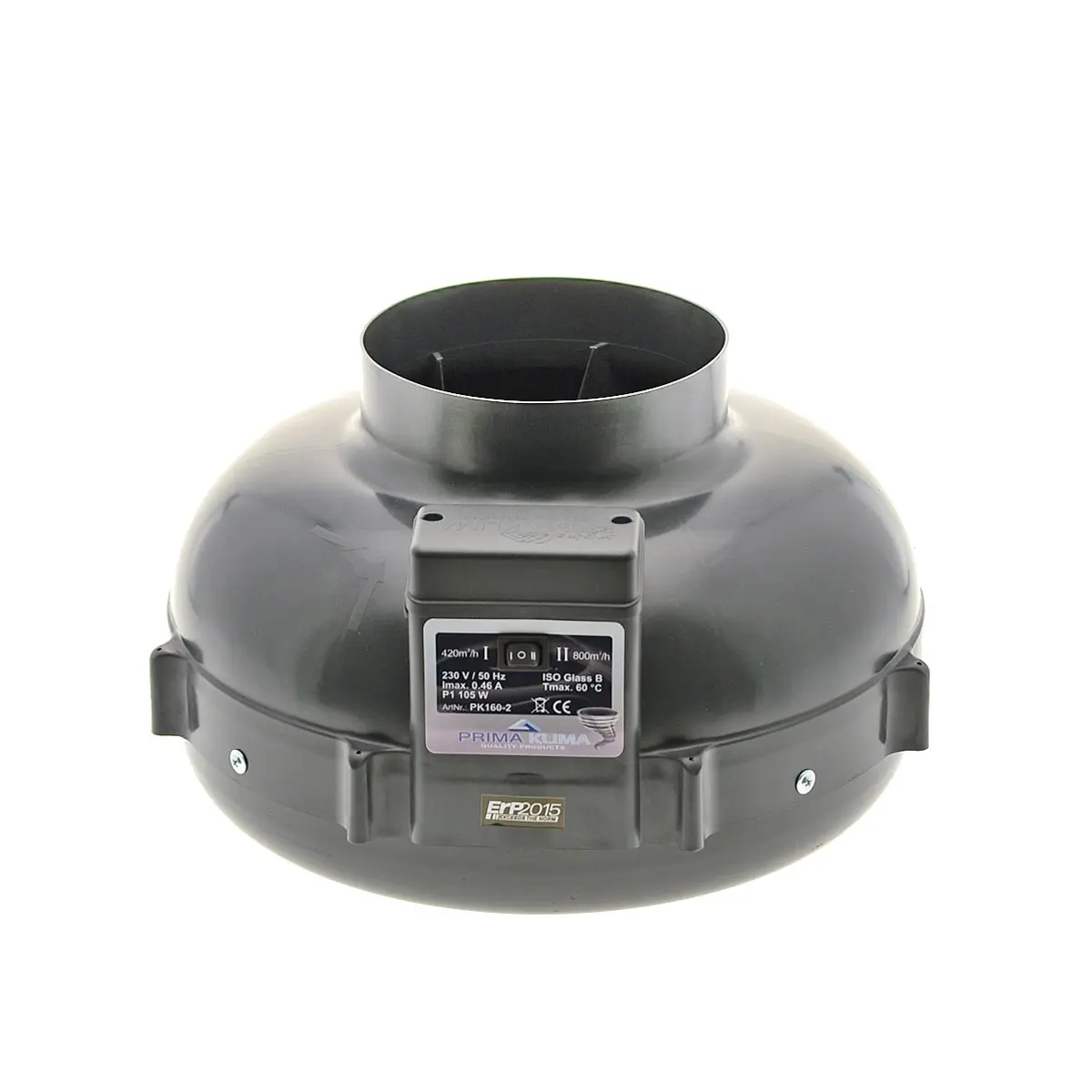 Primaklima Ventilateur 160mm - 420/800m³