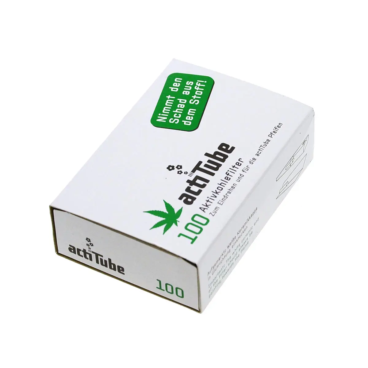 actiTube - Filtres à charbon actif 10 100 pcs
