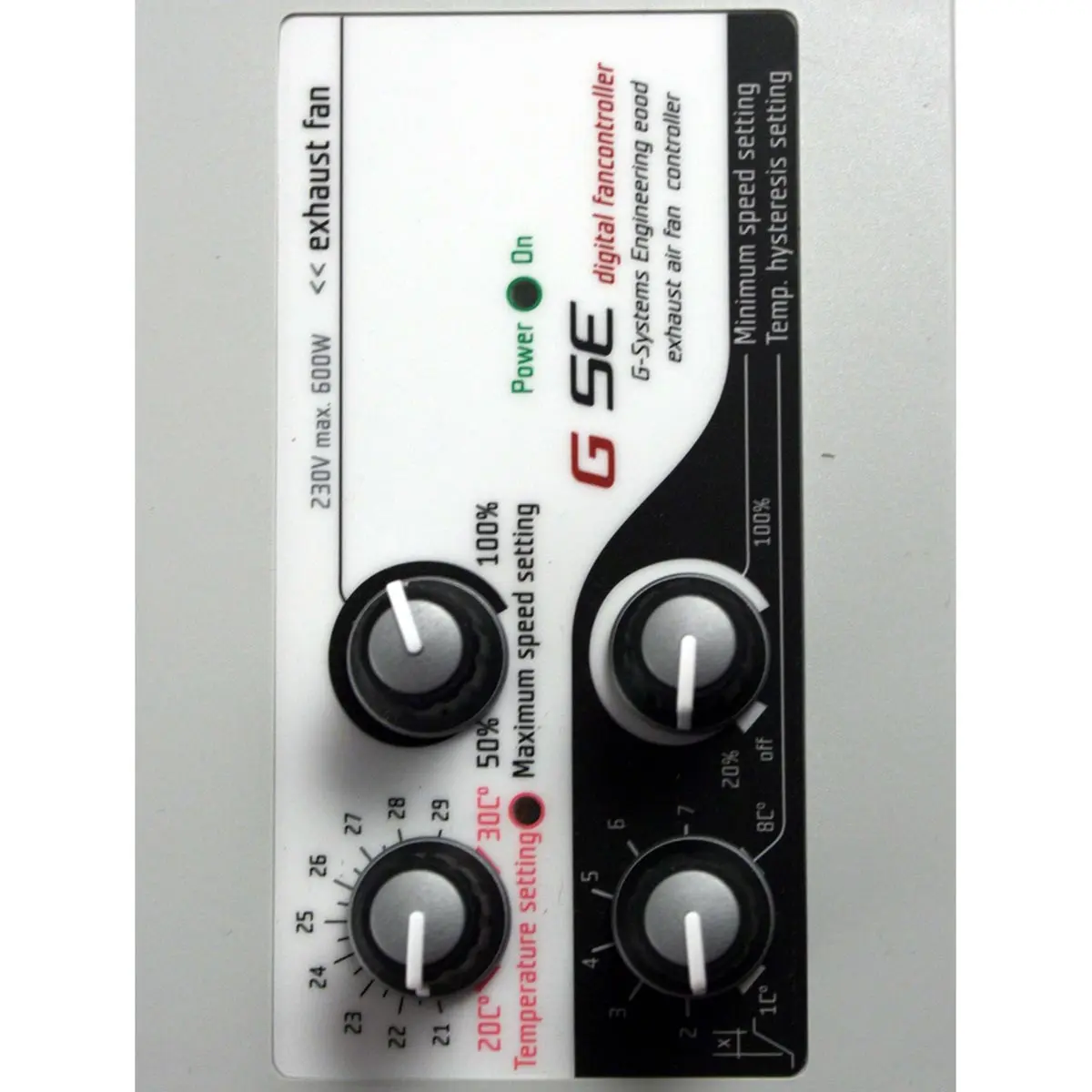 G-Systems régulateur de vitesse, min-max-hystérésis