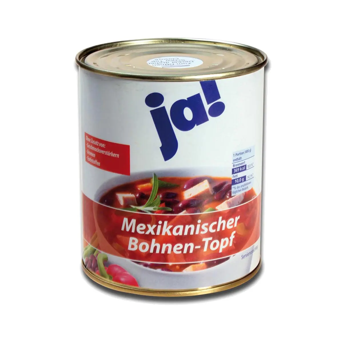 Cachette en boite "JA Mexikanischer Bohnen-Topf"
