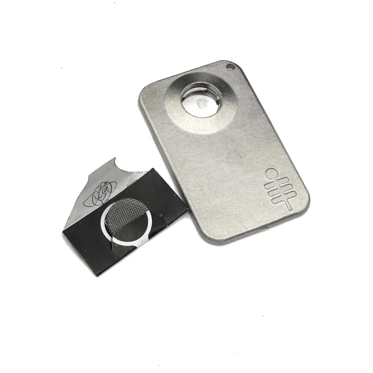 Silver Palm Leaf pipe magnetique