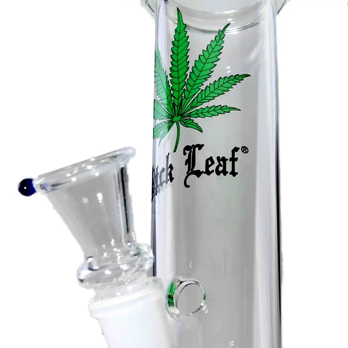 Bong cylindrique Black Leaf 'Leaf' 29 cm