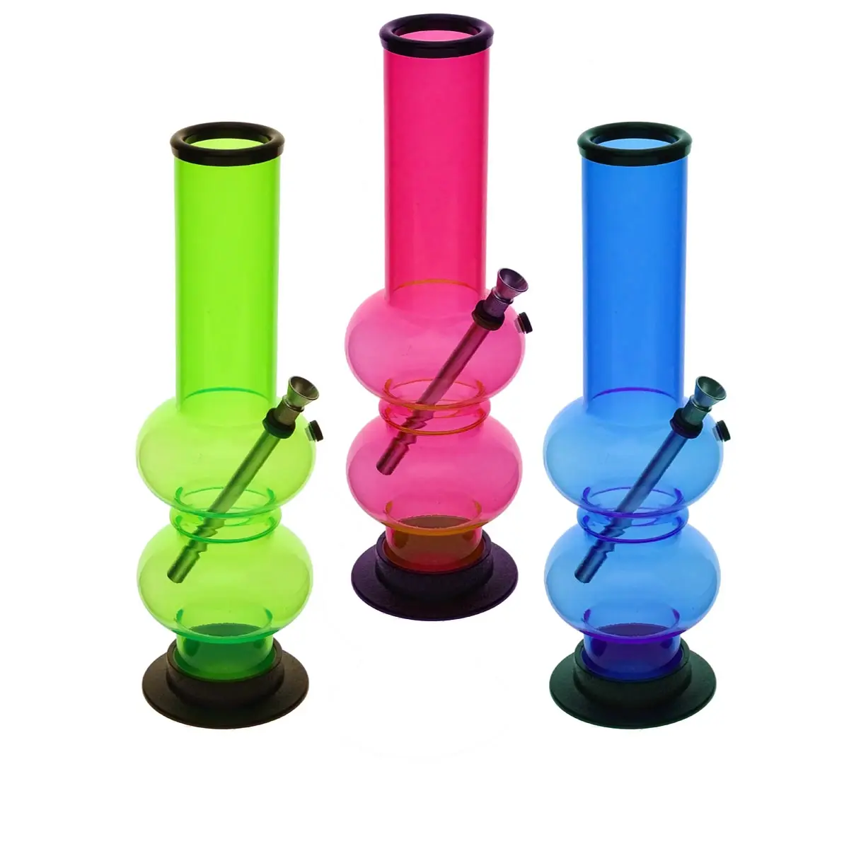 Bong en acrylique fluorescent "Small Fatso" 30 cm
