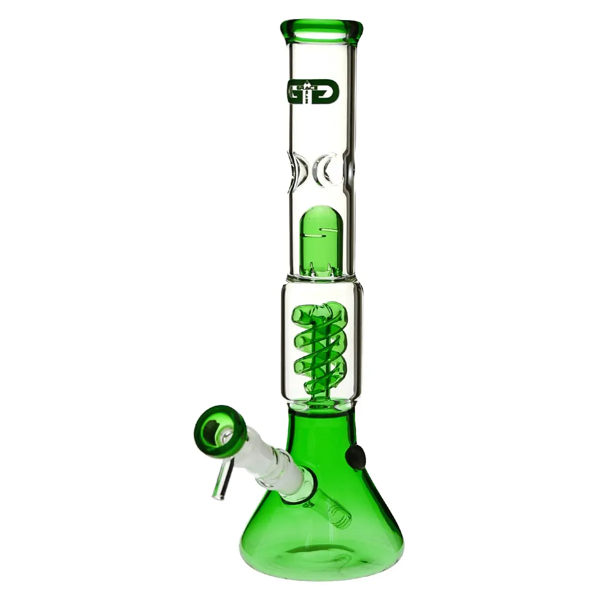 Grace Glass Bong en verre "Lewd Green Lizzy" 35cm