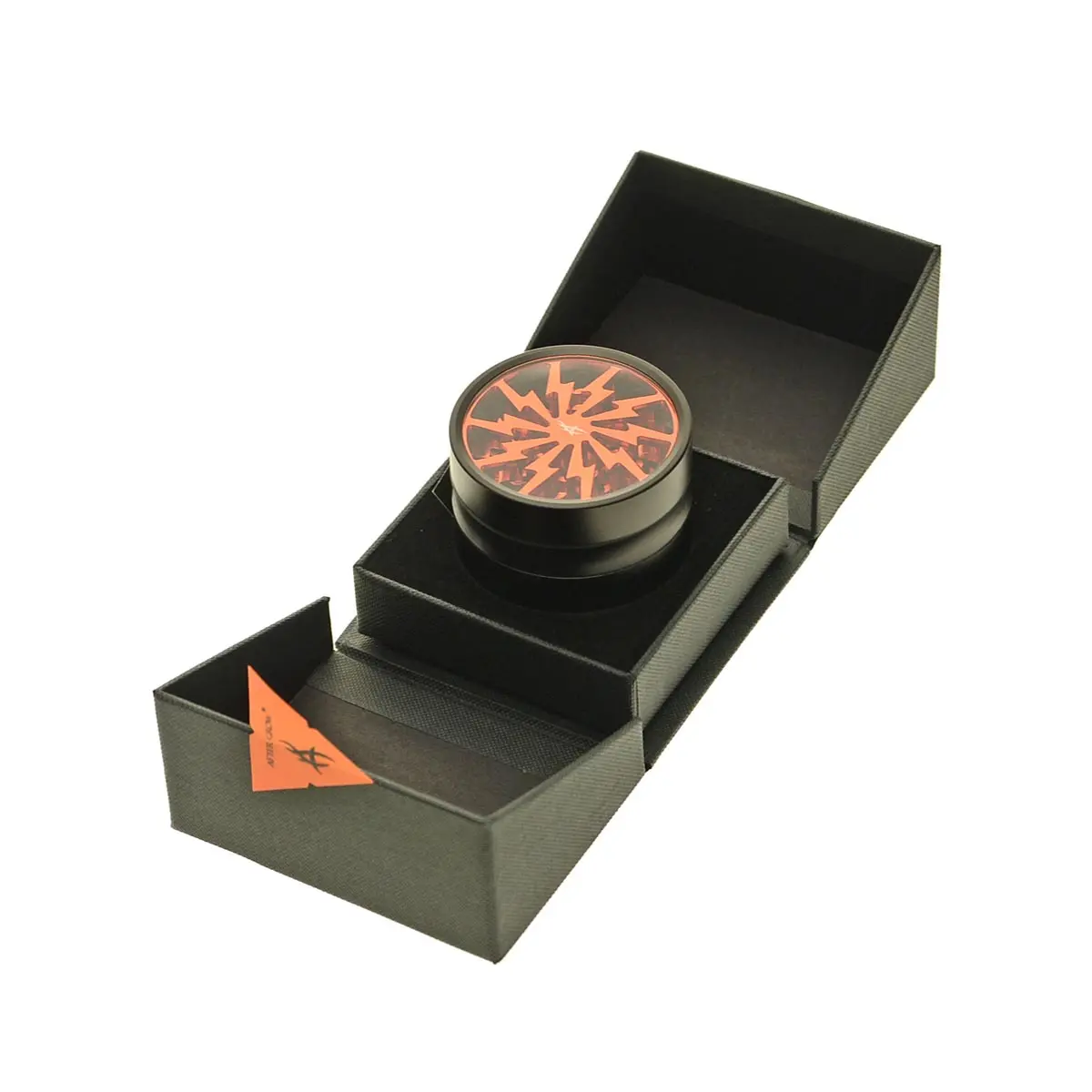 Thorinder Grinder avec fenêtre noir / orange