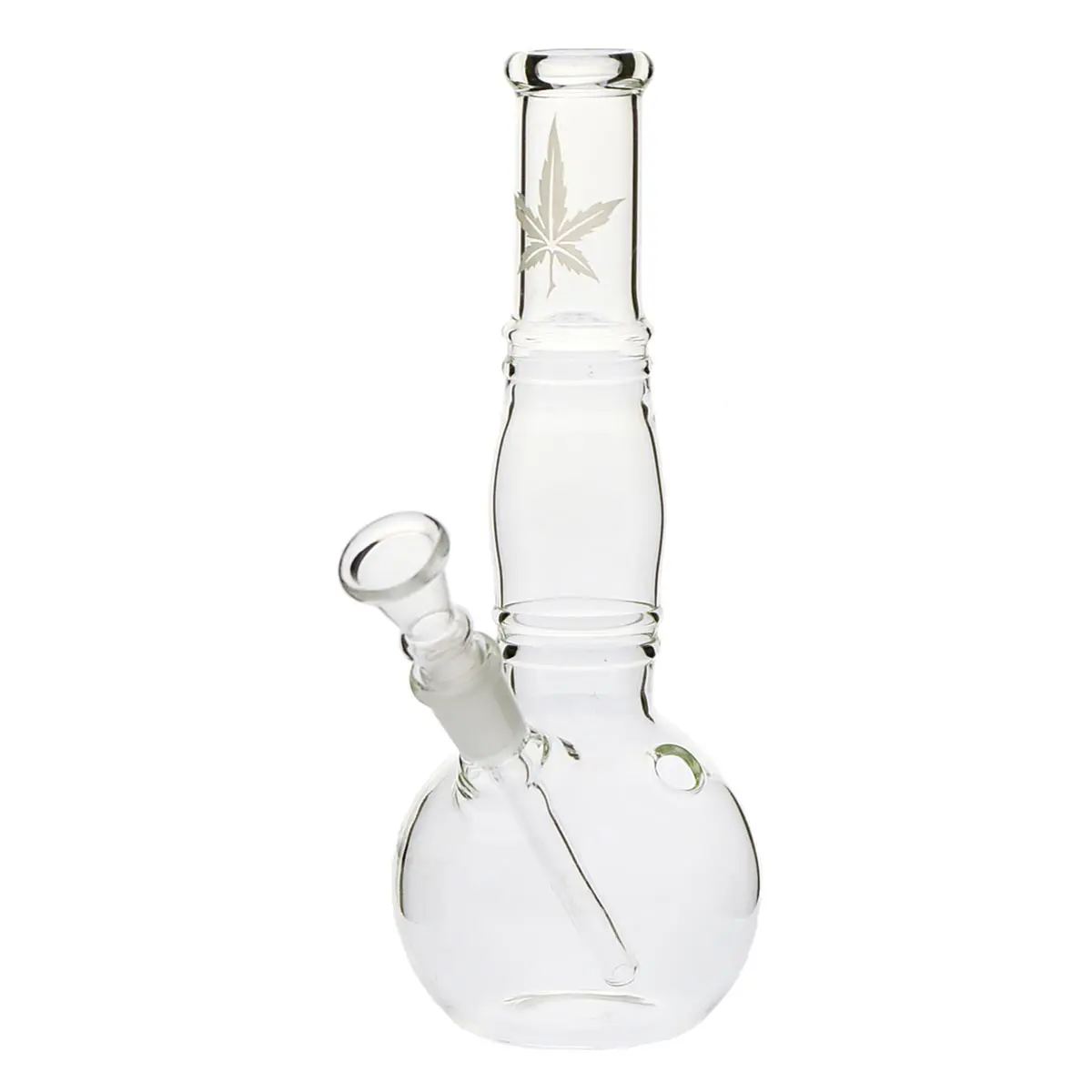 Mini bong en verre "Chanvre" - 19cm