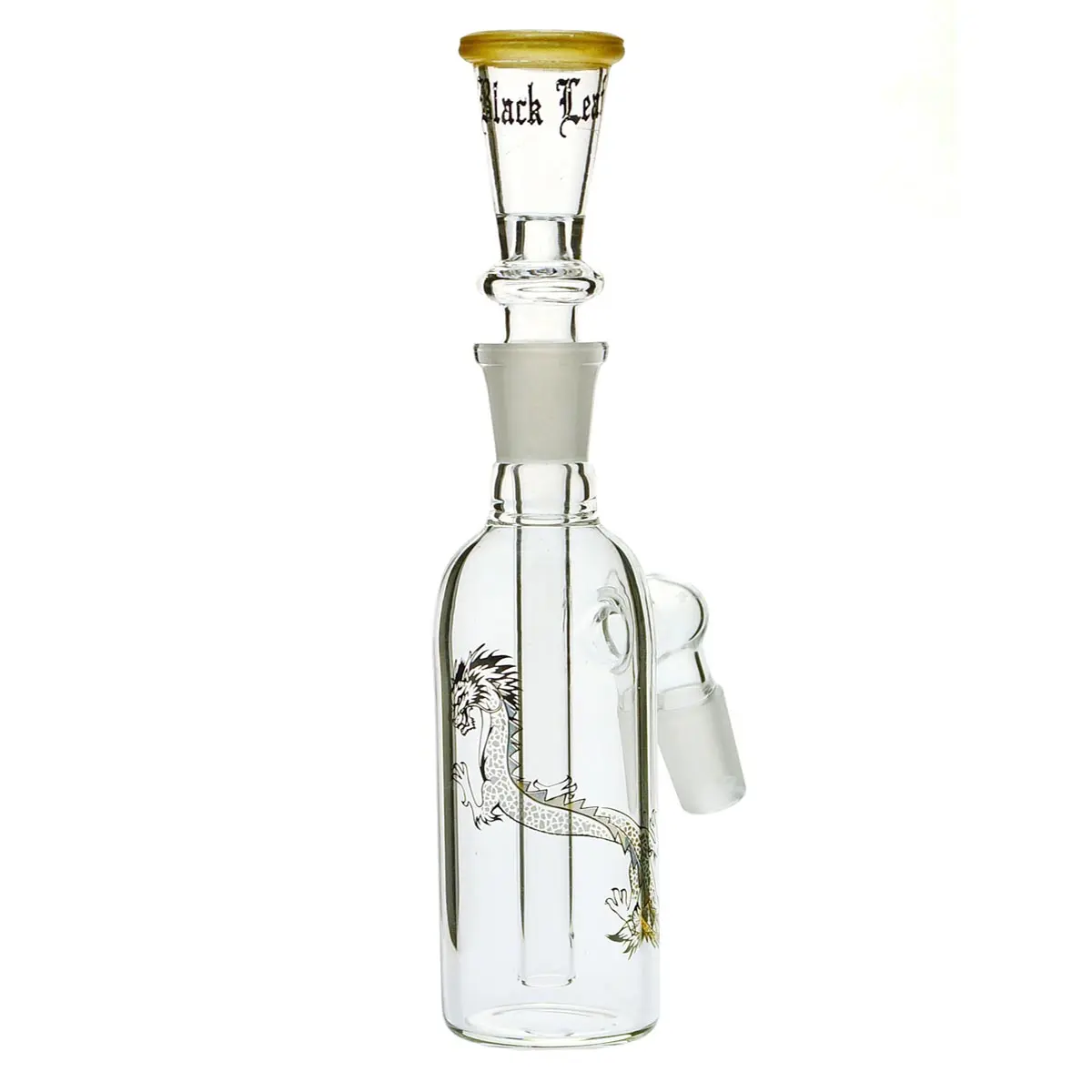 Black Leaf Bong GTI Golden Dragon droit