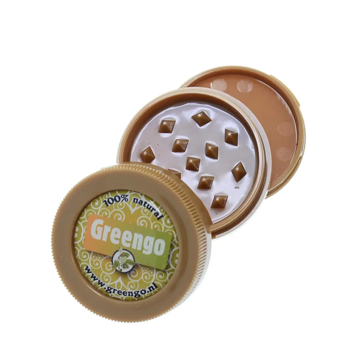 Grinder Greengo marron / ocre