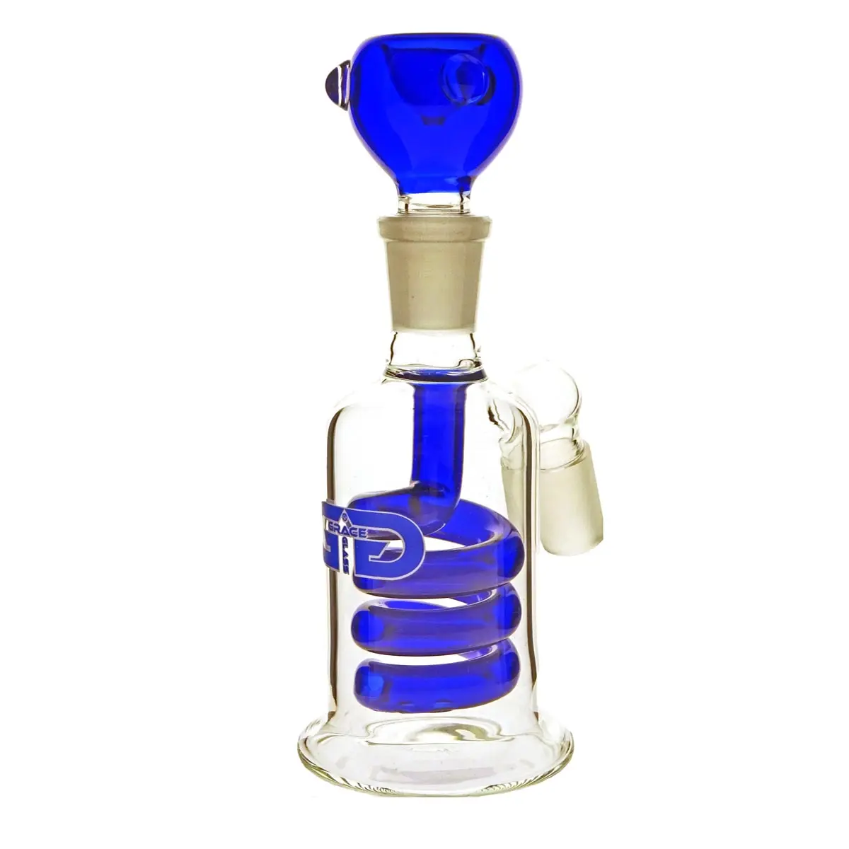 Grace Glass Prérefroidisseur avec percolateur bleu 18.8 mm