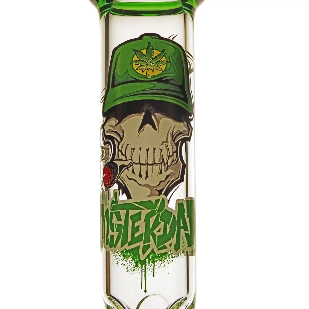 Amsterdam Skull Cone 18,8 - 36cm - 6 branches vert