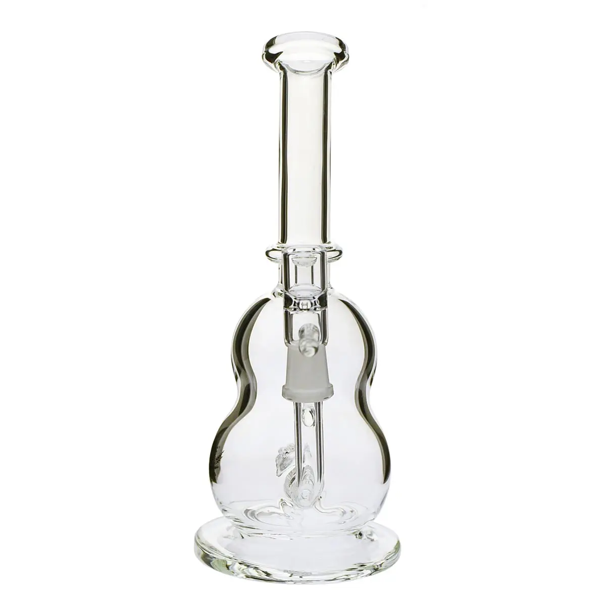 Black Leaf Bong Bird Cage en verre avec perc