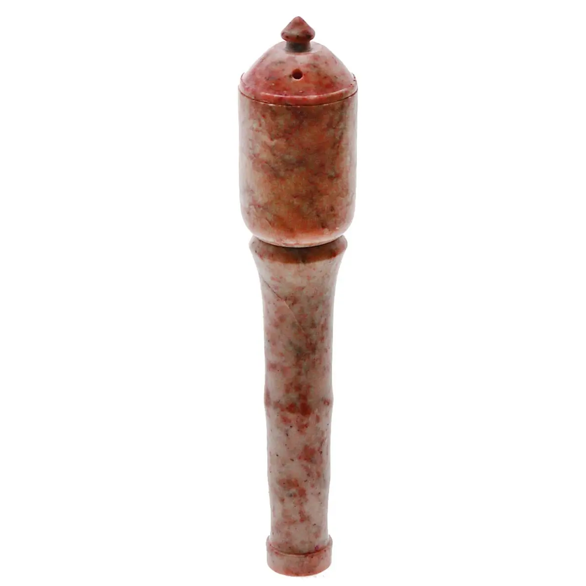 Chillum en stéatite avec couvercle