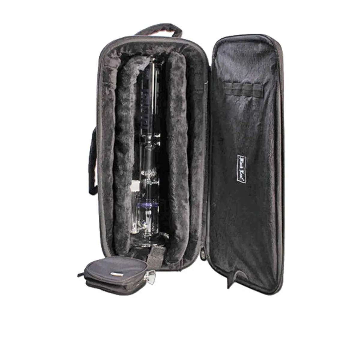 Mallette de transport 'Black Leaf' pour bongs 43cm