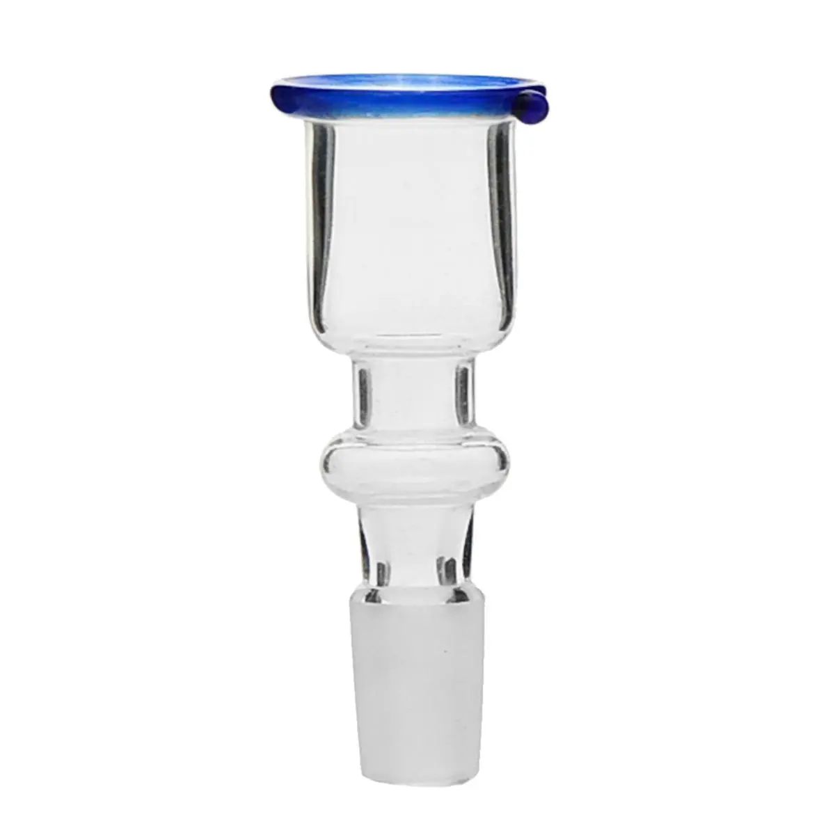 Foyer en verre cylindre bleu 14,5