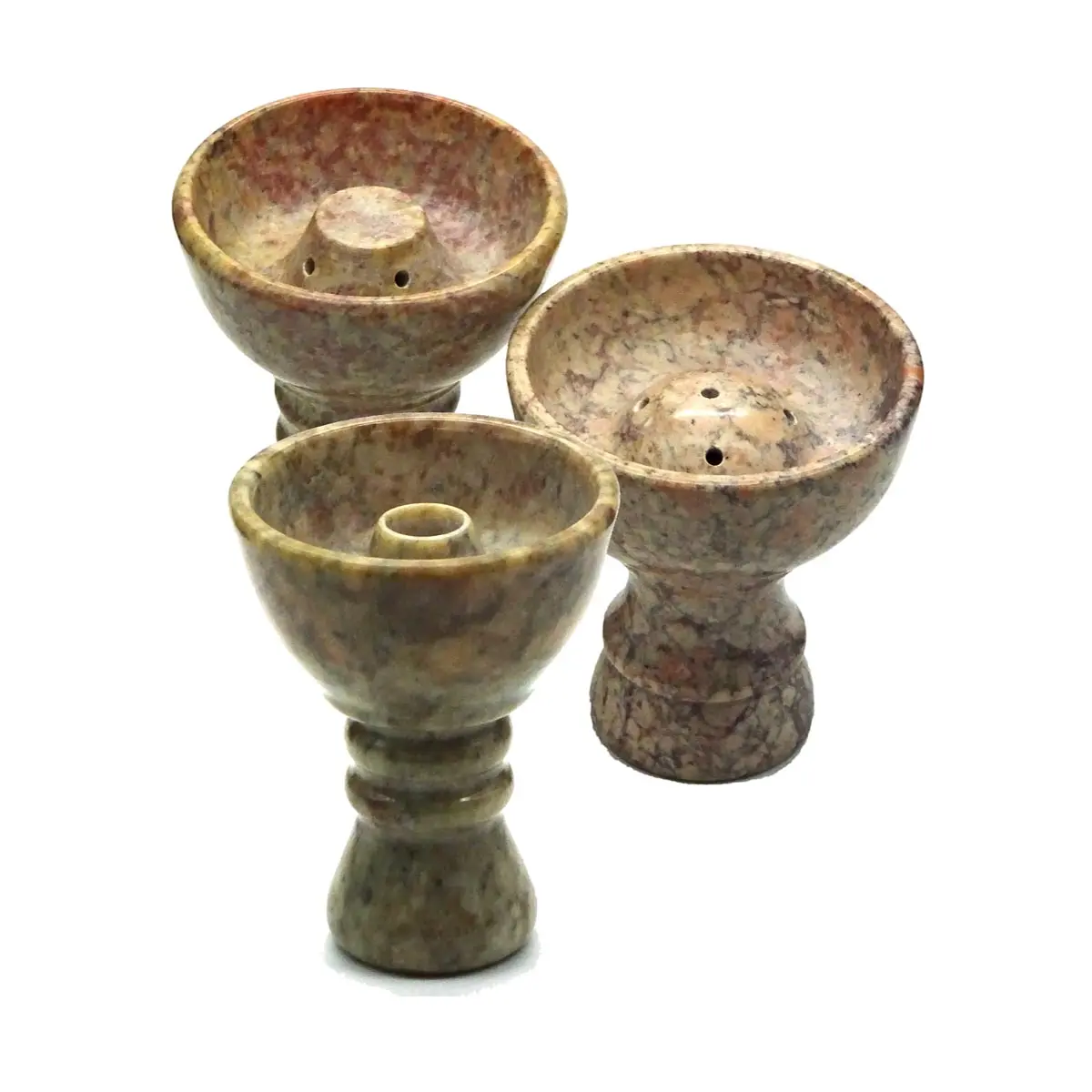 Tête de Shisha en pierre ollaire