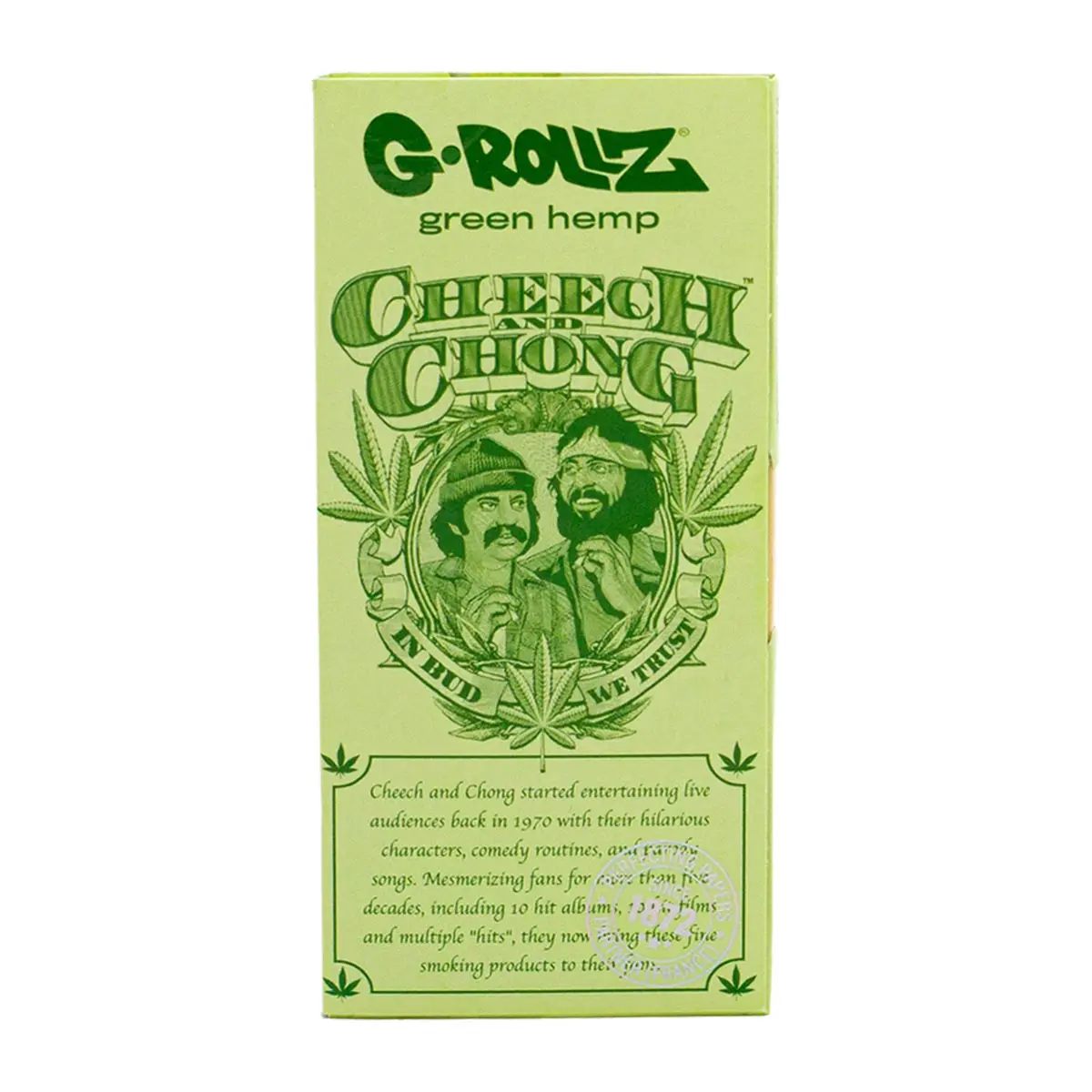 Cheech & Chong Kingsize Papers Tips Bio Hemp incl. Tray