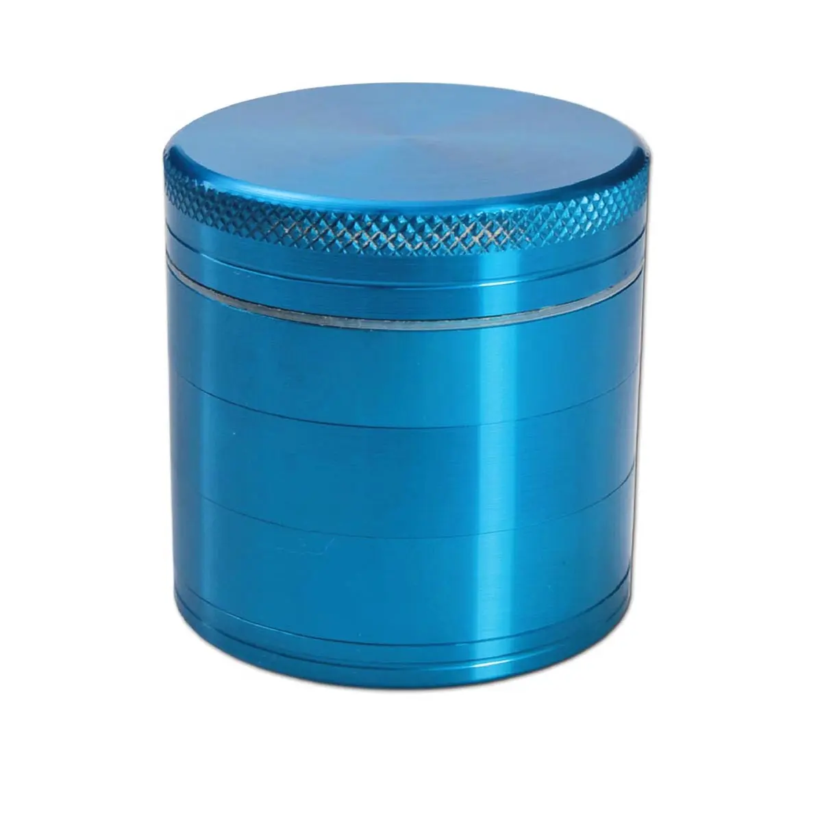 Grinder en aluminium 5 pcs. avec double tamis turquoise