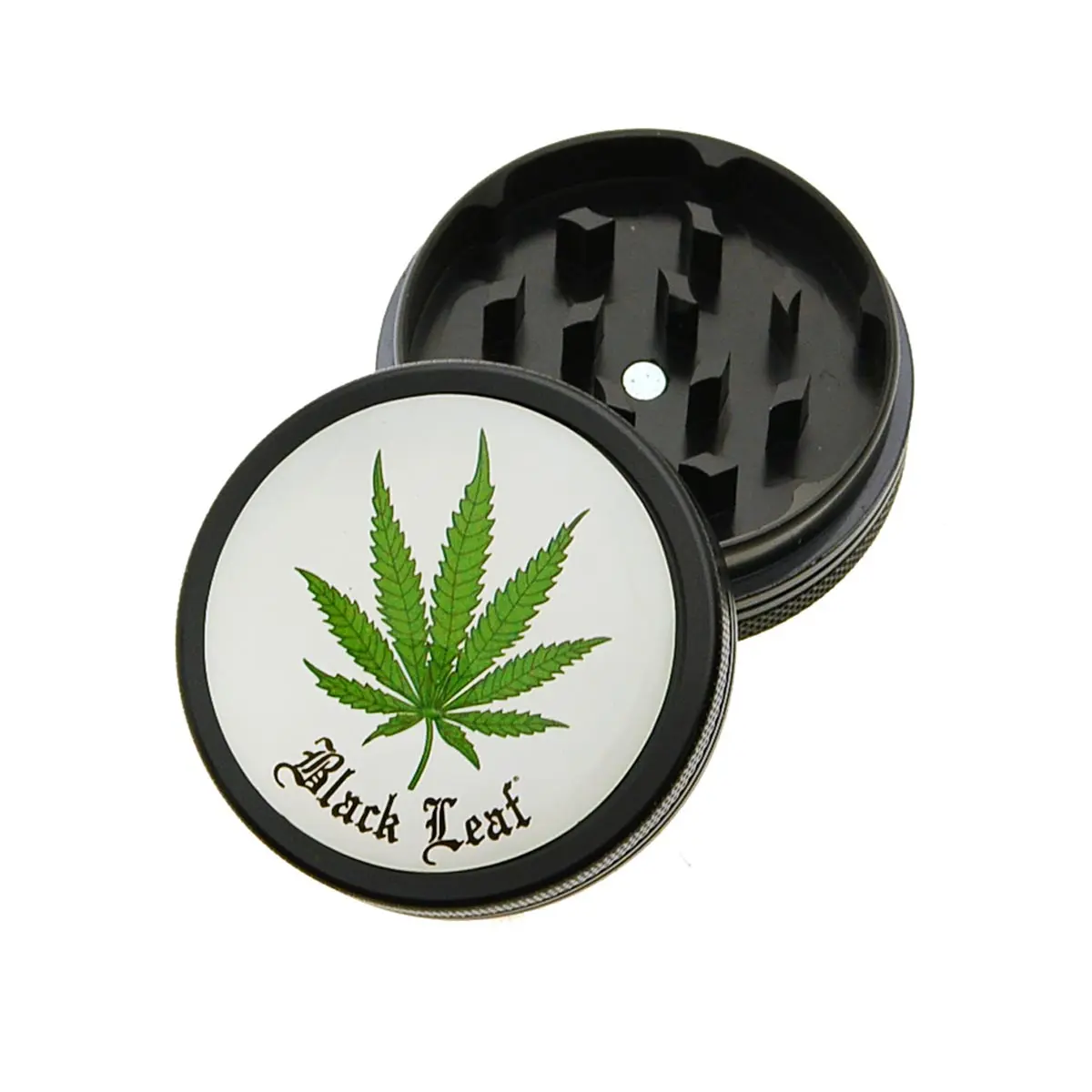 Grinder en alu Black Leaf feuille 5cm