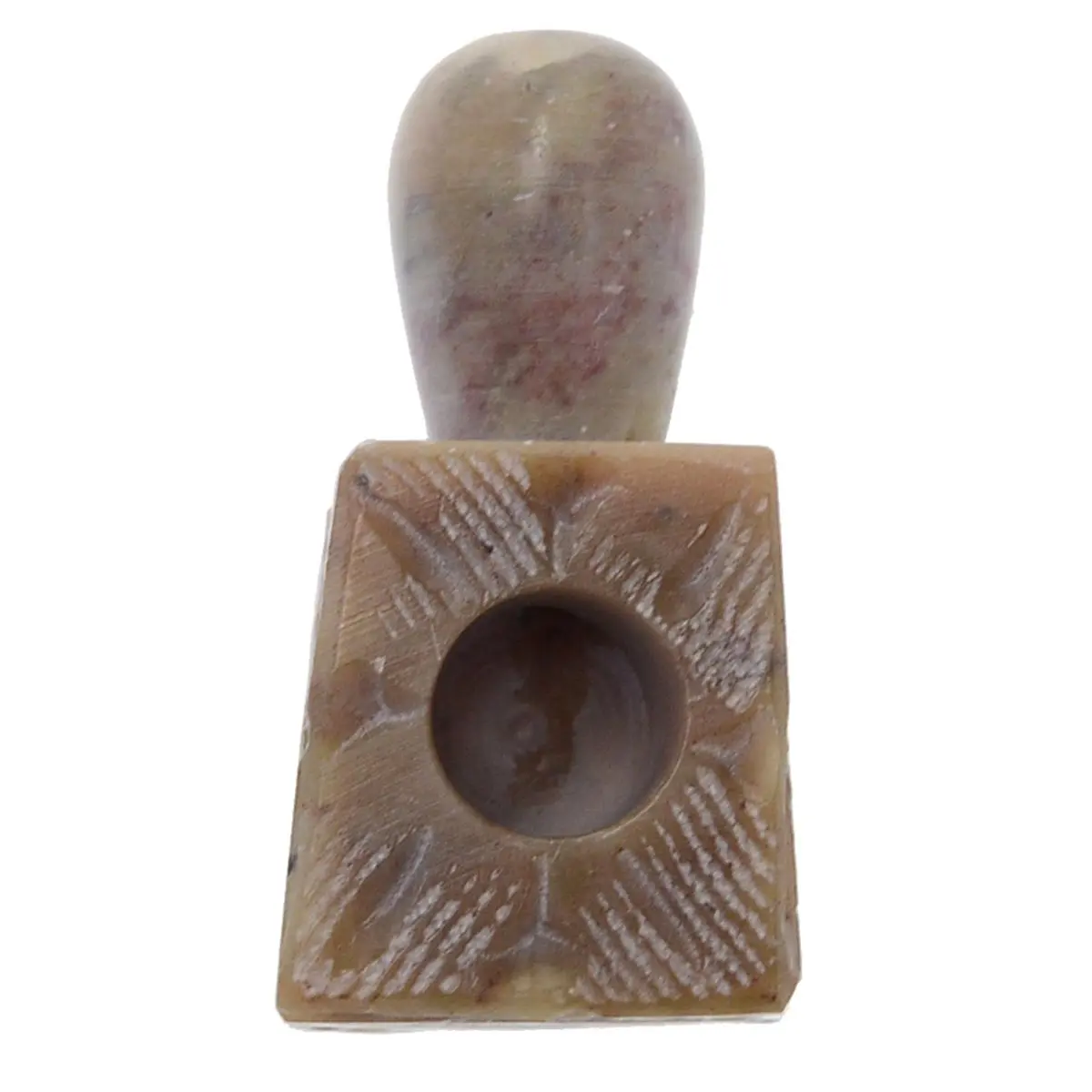 Mini pipe à main en stéatite - 4,5cm