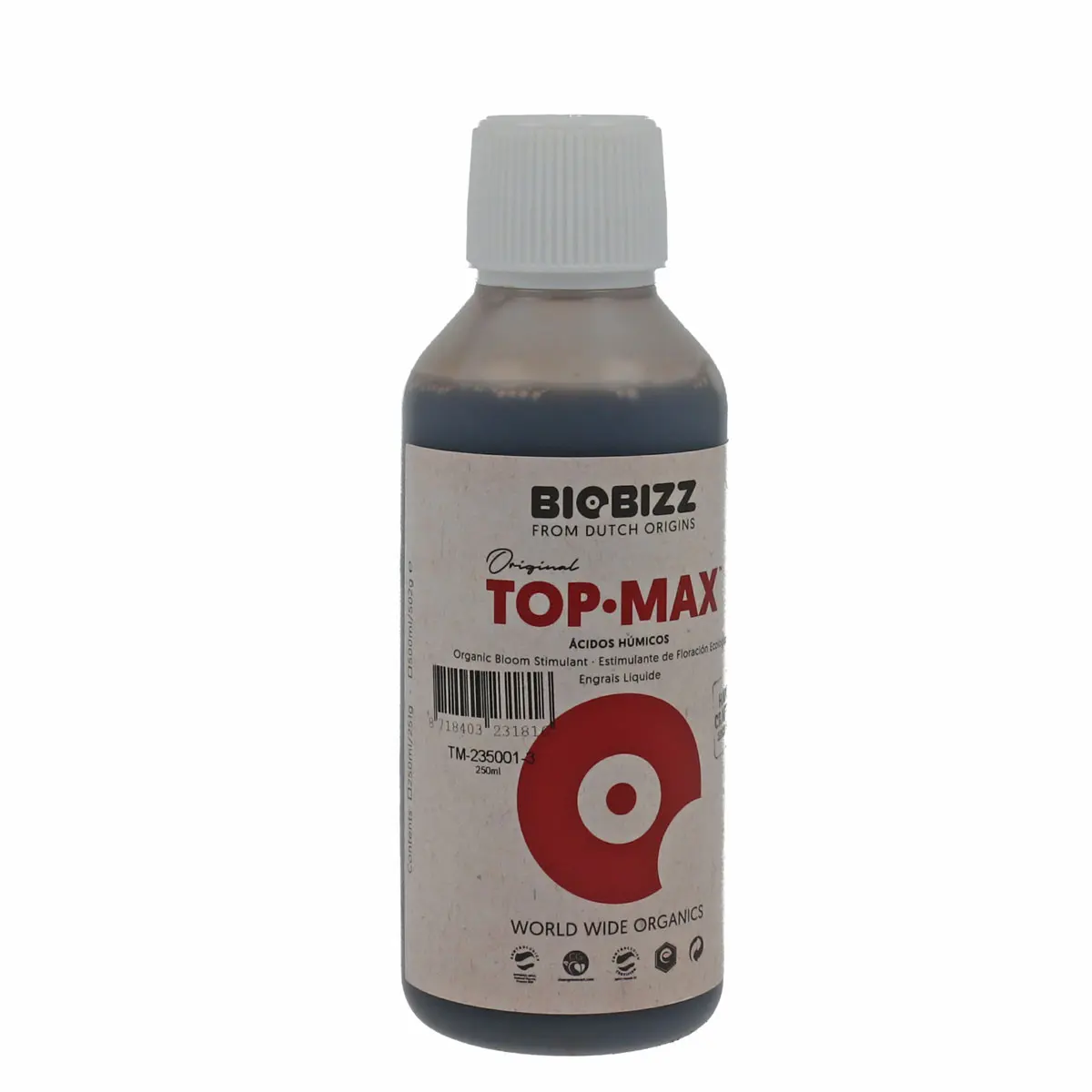 BioBizz TopMax - différentes quantités 250 ml