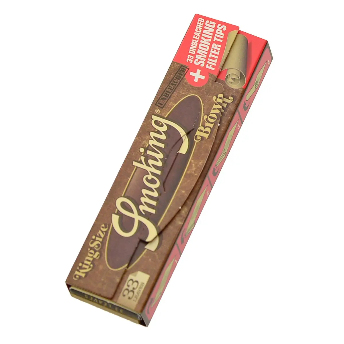 Smoking Brown Kingsize Slim feuilles + filtres