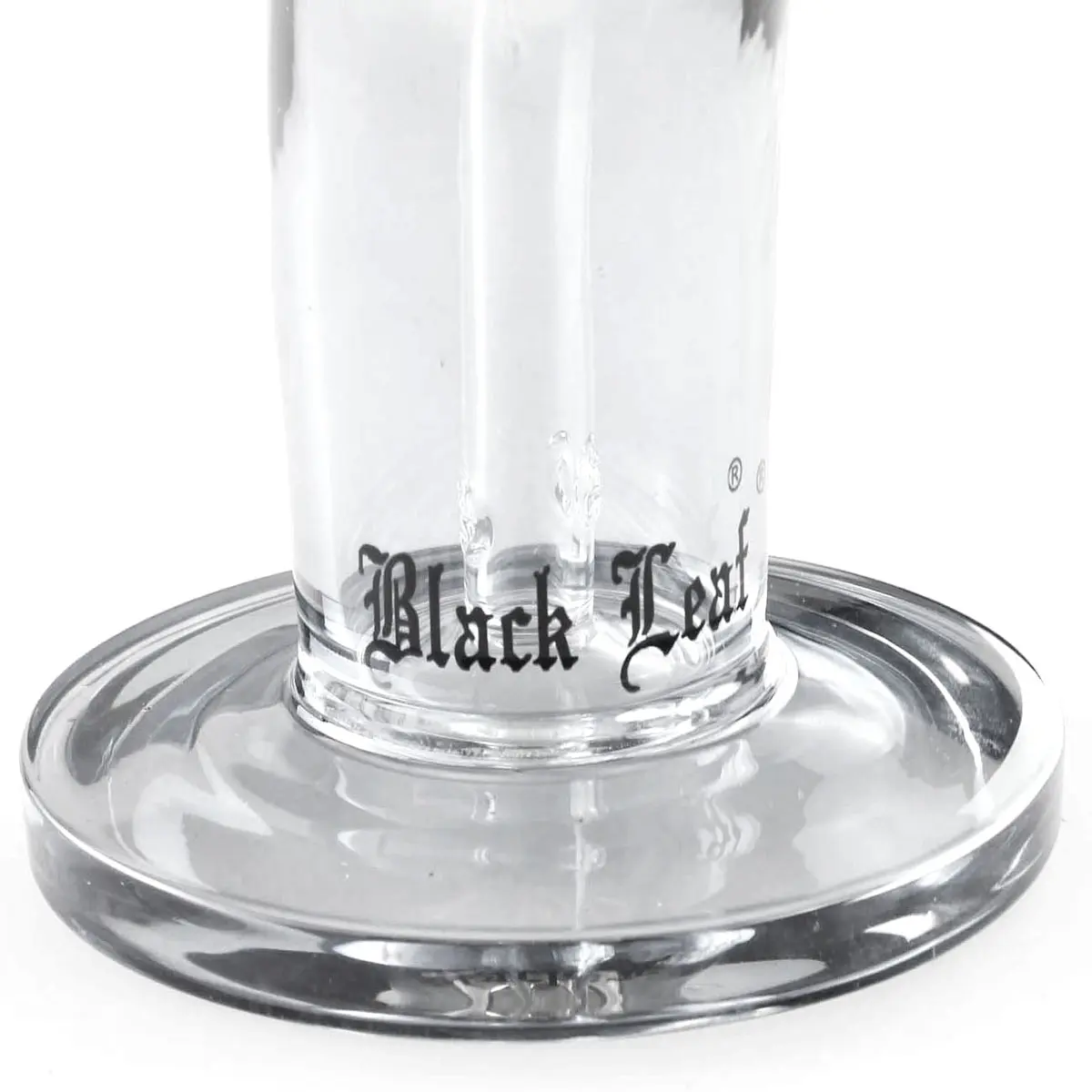 Bong en verre Black Leaf 'JL' vert