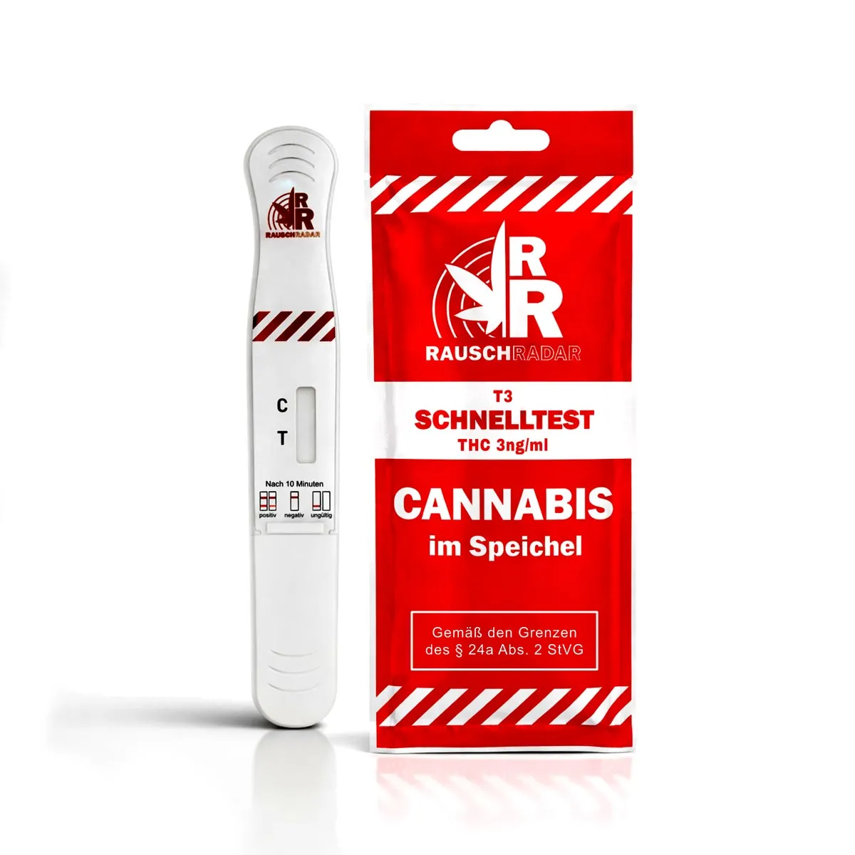 Test salivaire cannabis / THC Rauschradar 3 ng/ml