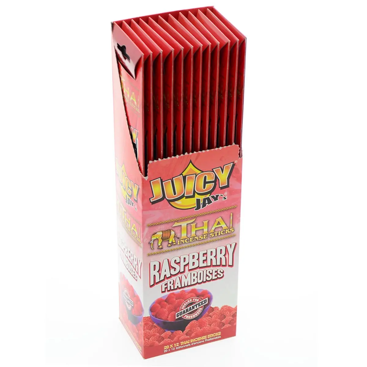 12 x Juicy Jays encens "Raspberry"