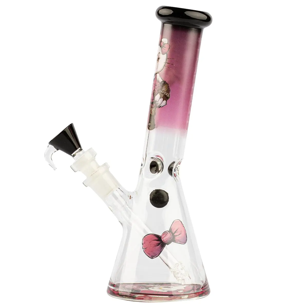 Grace Glass Bong à glace 'Chat en colère' de 27 cm