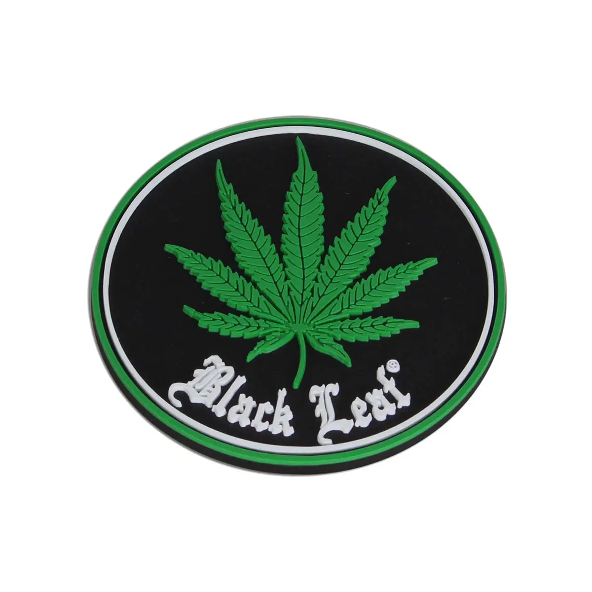 Sous-verre en silicone Black Leaf "Weed" 