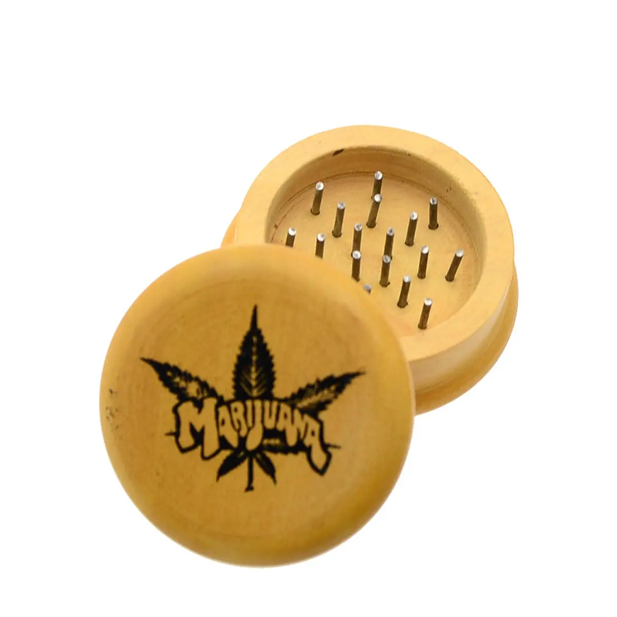 Grinder en bois 5cm "marijuana" 