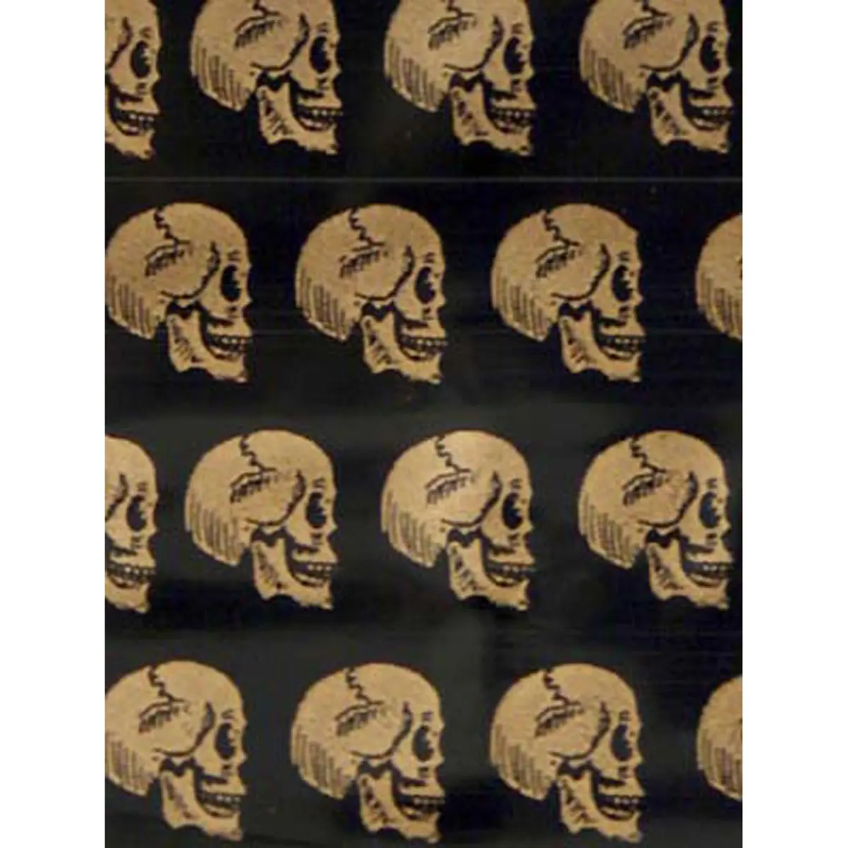 Sachets Zip "Skull doré" 50 x 50 mm 100 pcs