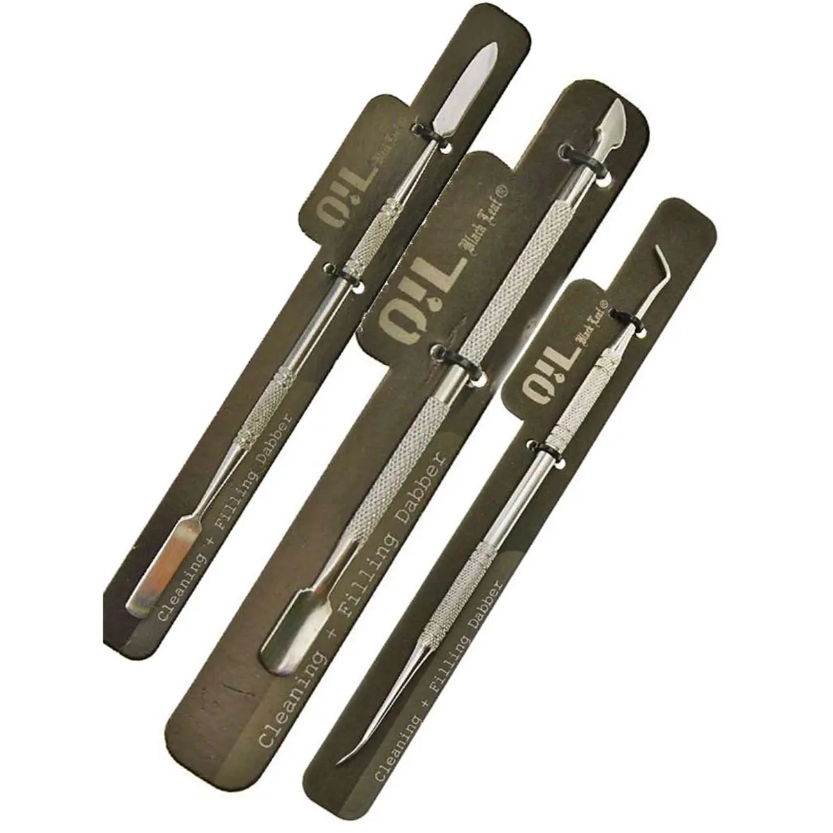 Outil à huile Black Leaf en acier inoxydable