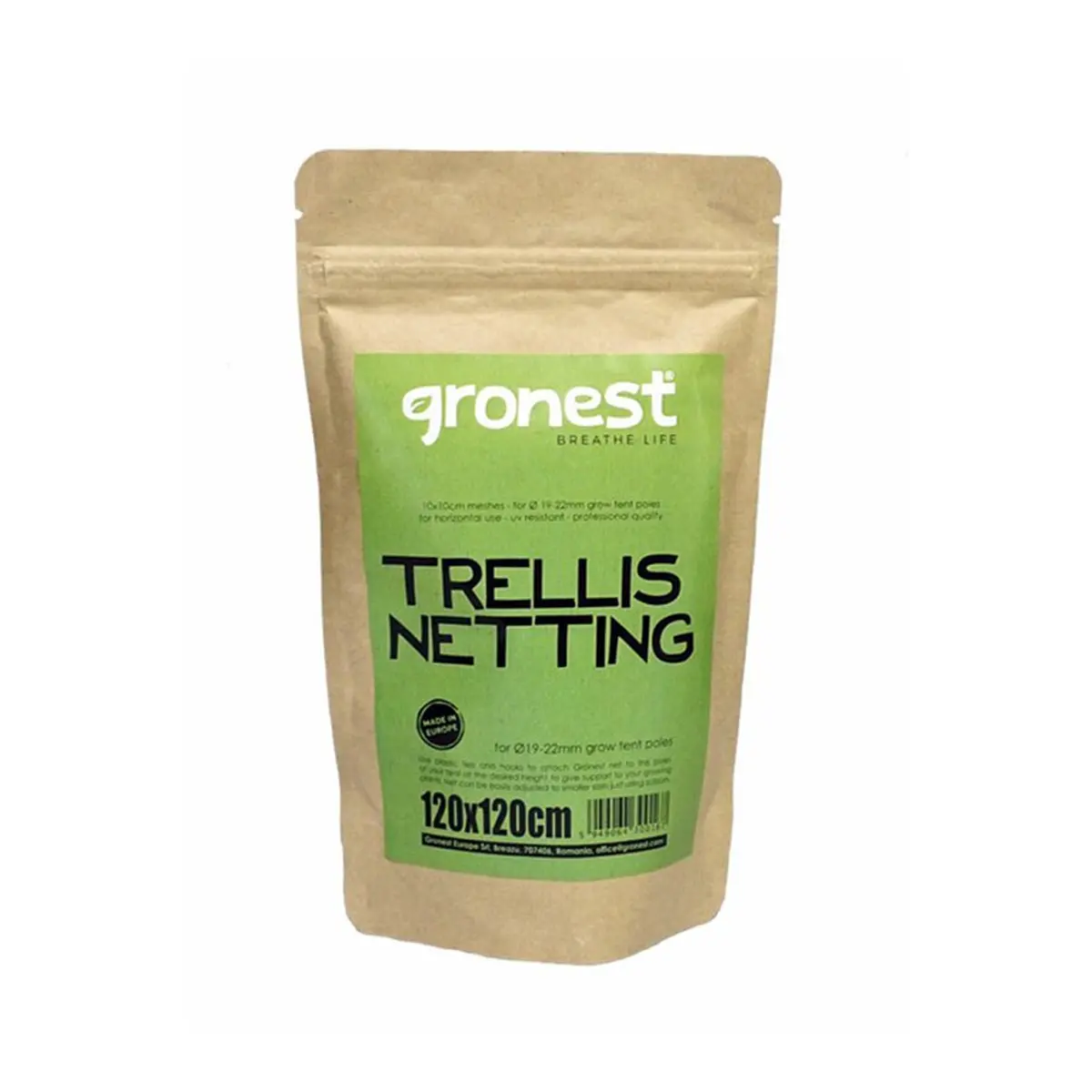 Gronest filet de support de plantes - 120x120 cm, pour barres de 19-22mm