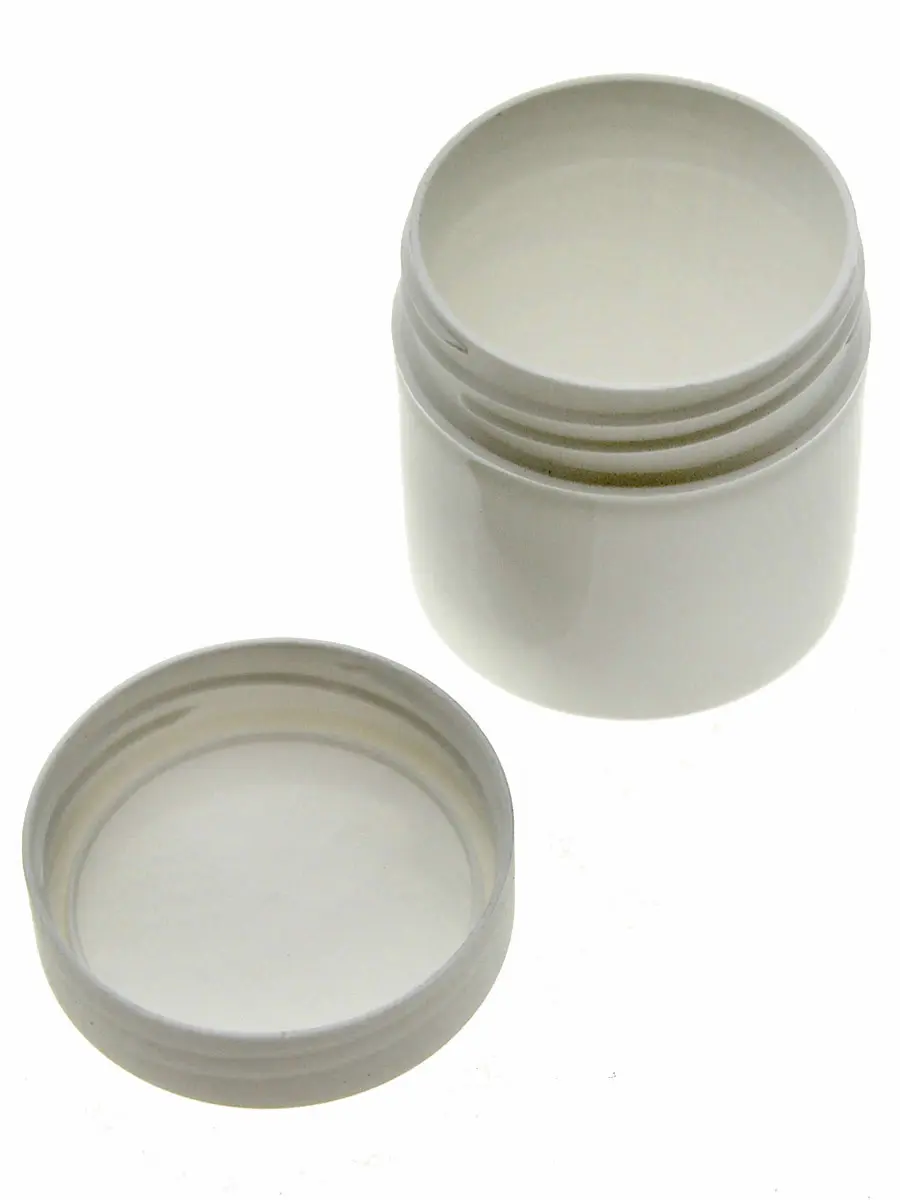 Pot à couvercle blanc, 35 ml