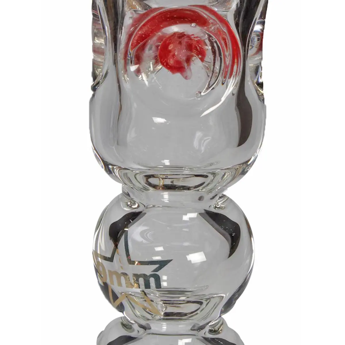 Black Leaf 9mm Bong "Sölid Smökynator" rouge / jaune