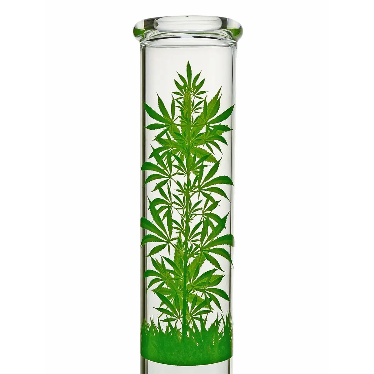 Bong en verre "Hemp Jungle" - 45cm