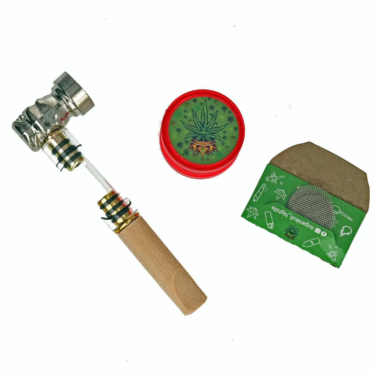 Ensemble de pipes à main 'Sugar Skull'