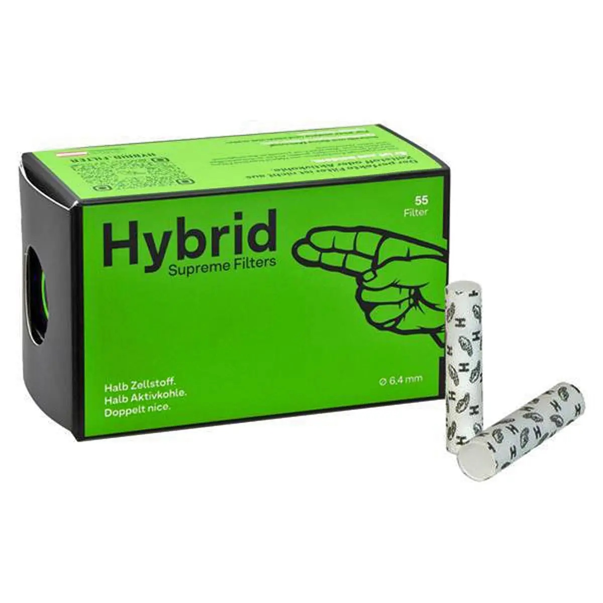 Hybrid Supreme Filters 6,4mm - 55 pcs