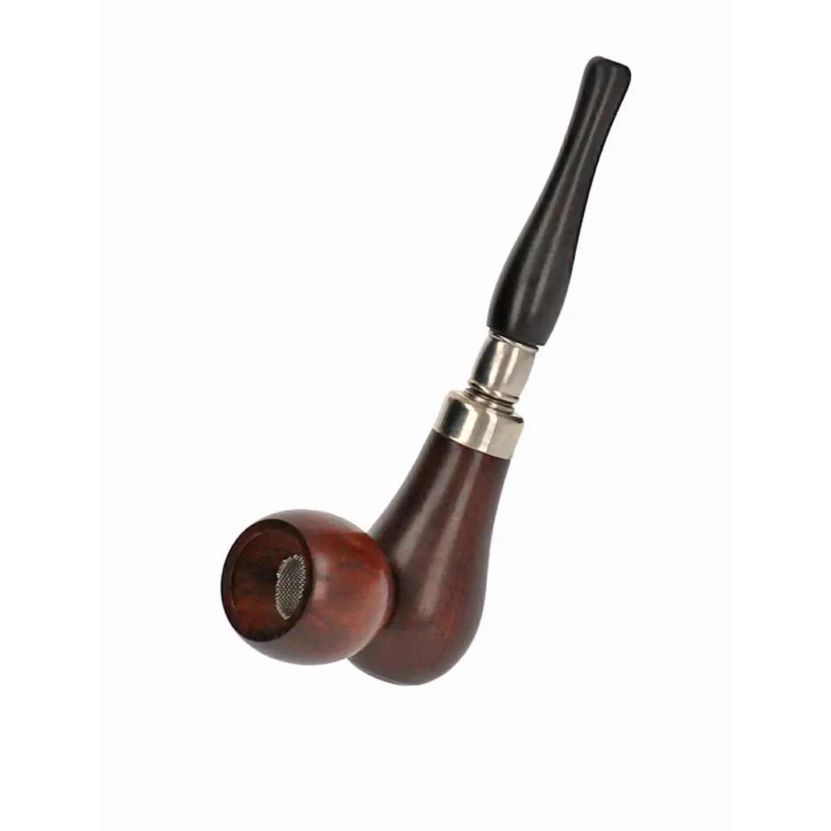 Pipe debout en bois 13cm
