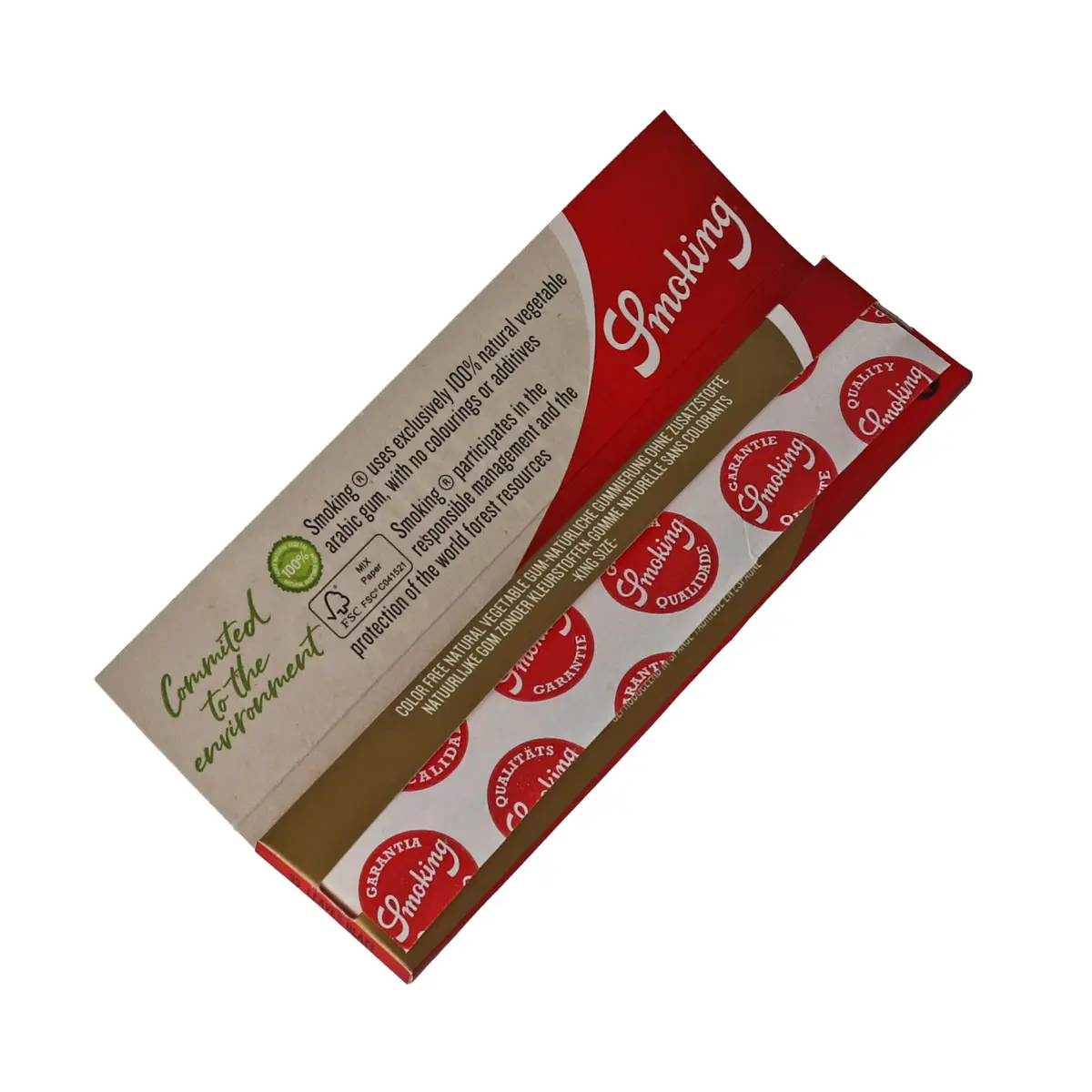 Smoking Slim Gold King Size Feuilles