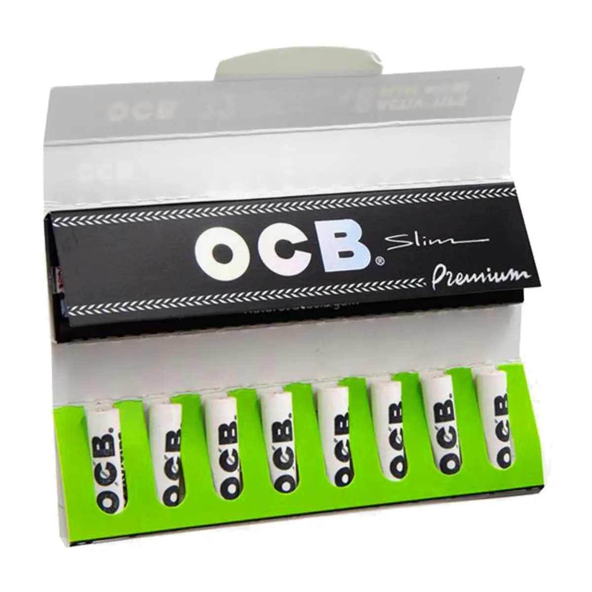 OCB Premium Kingsize Slim + 8 filtres à charbon actif 7mm