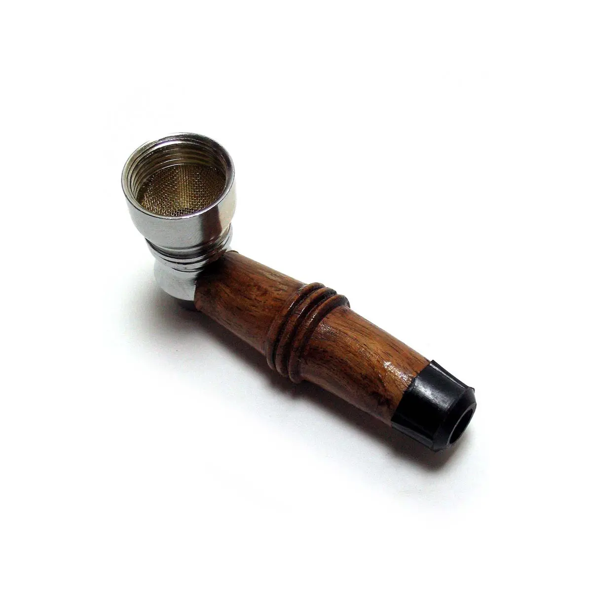 Pipe en bois "Ledgerwood" 6 cm -  douille en métal