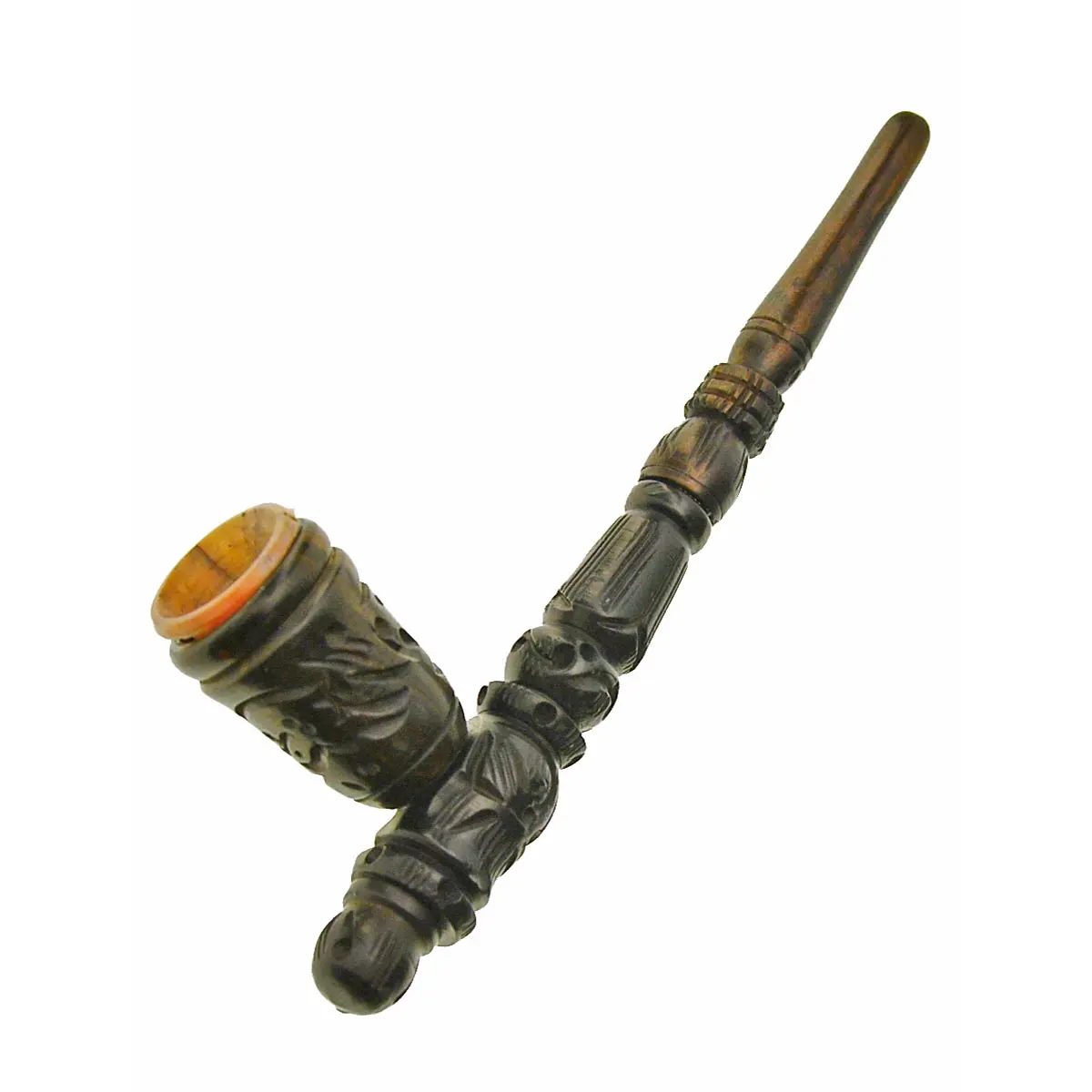 Pipe modulaire avec foyer en stéatite