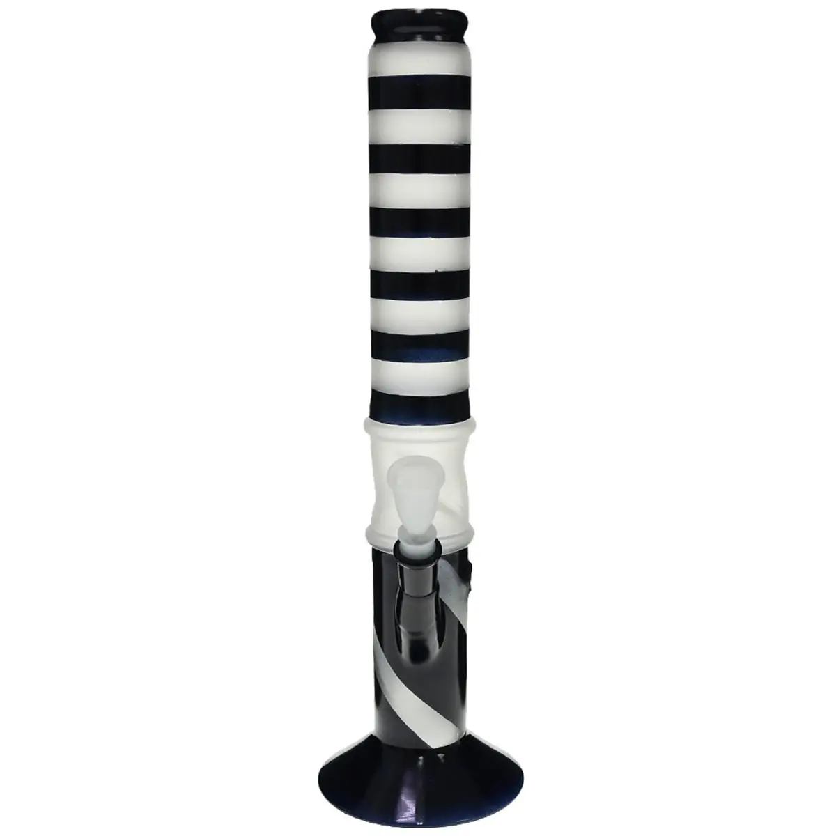 Bang en verre noir ICE sablé 43cm