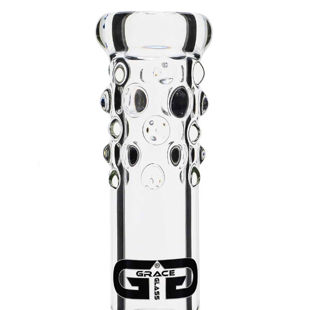 Grace Glass Bong en verre "Bling Bling Bianca" 46 cm