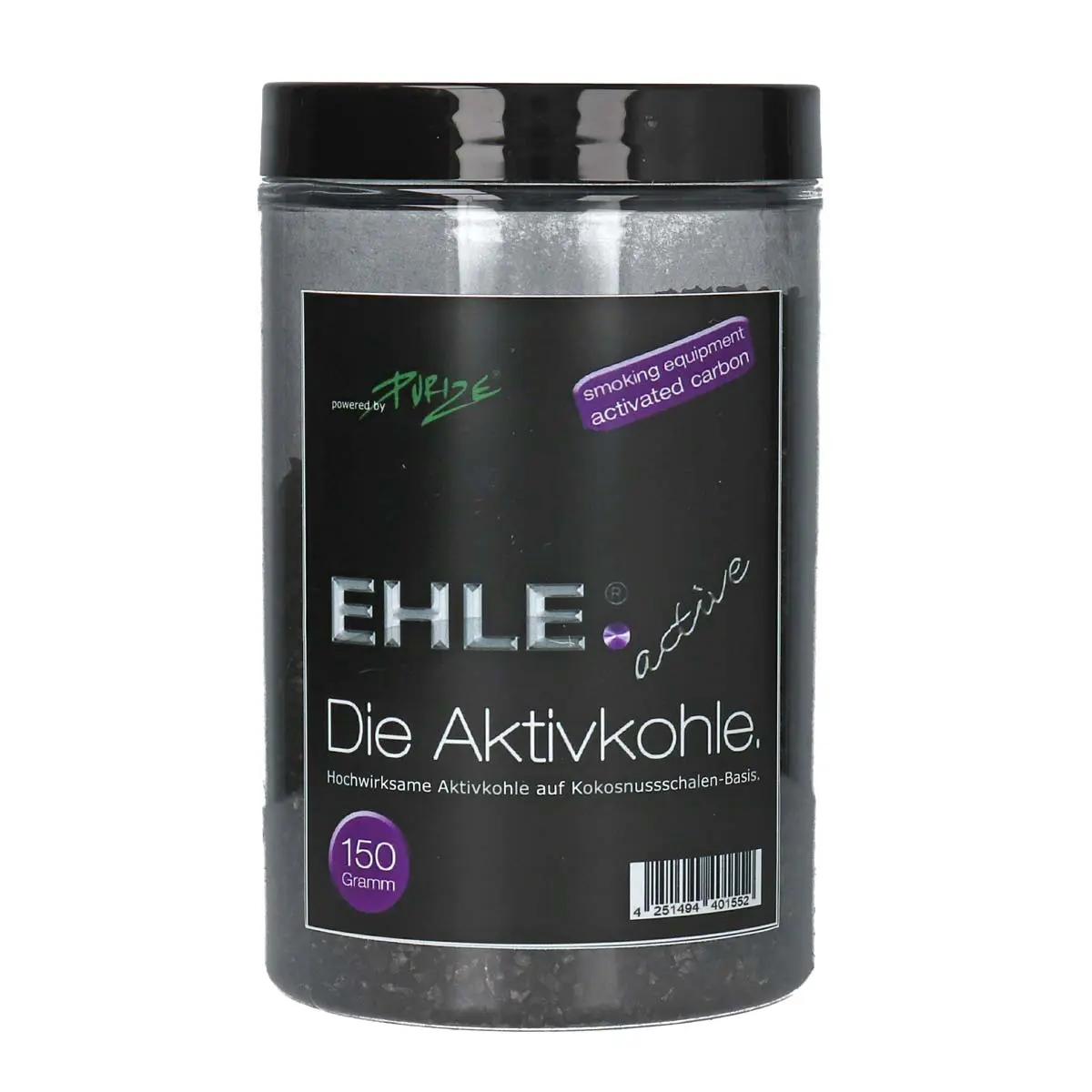 EHLE charbon actif powered by Purize - 150g